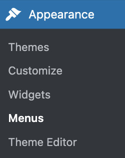 WordPress menus